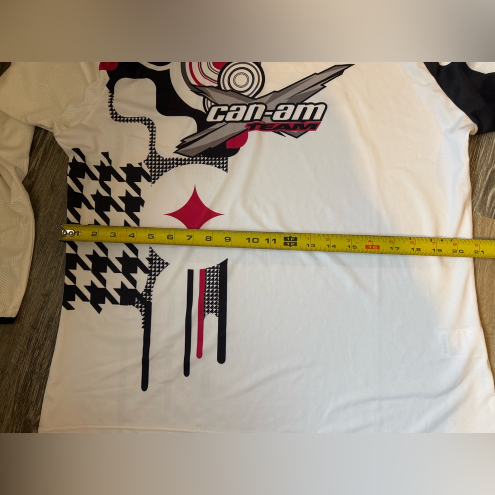 Women’s BRP Can-Am Team ATV Shirt – XL – White/Pink/Black 🔥 - Picture 3 of 5